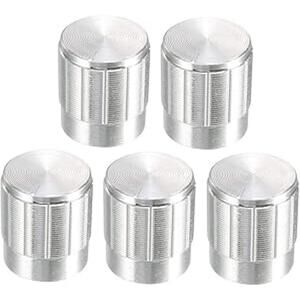 Aluminum Alloy Potentiometer Rotary Knob - 5 Pcs